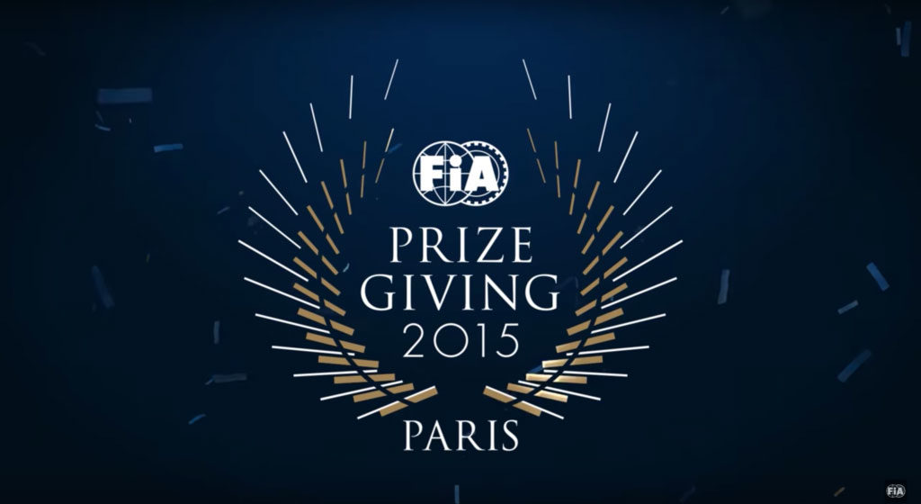 2015 FIA PRIZE GIVING